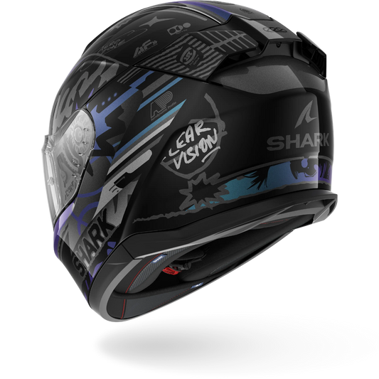 D-SKWAL 3 STREETRUSH Black Green Chrome