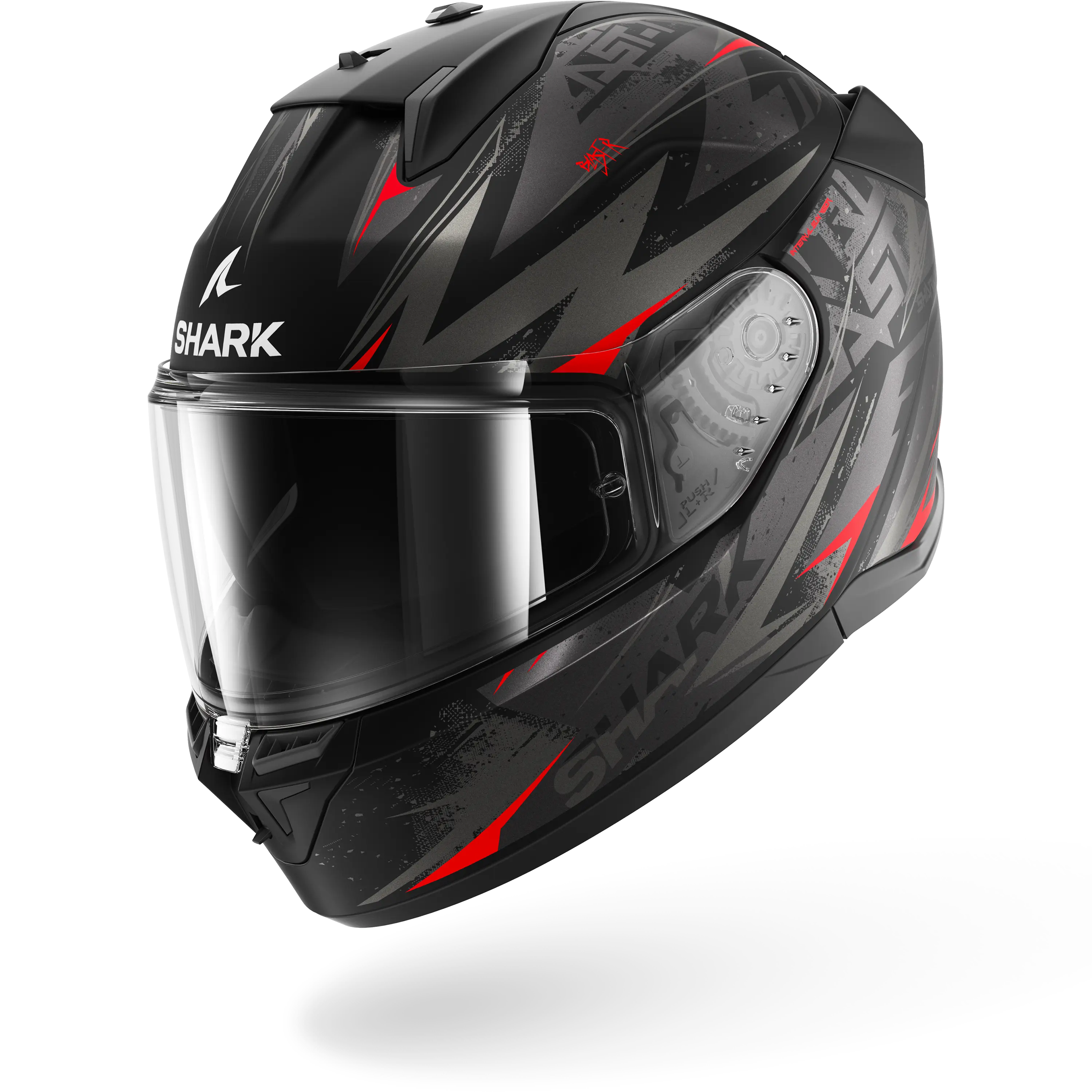 D-SKWAL 3 Blast-R Black Anthracite Red – Shark Helmets D-SKWAL 3 Blast-R Black Anthracite Red – Shark Helmets