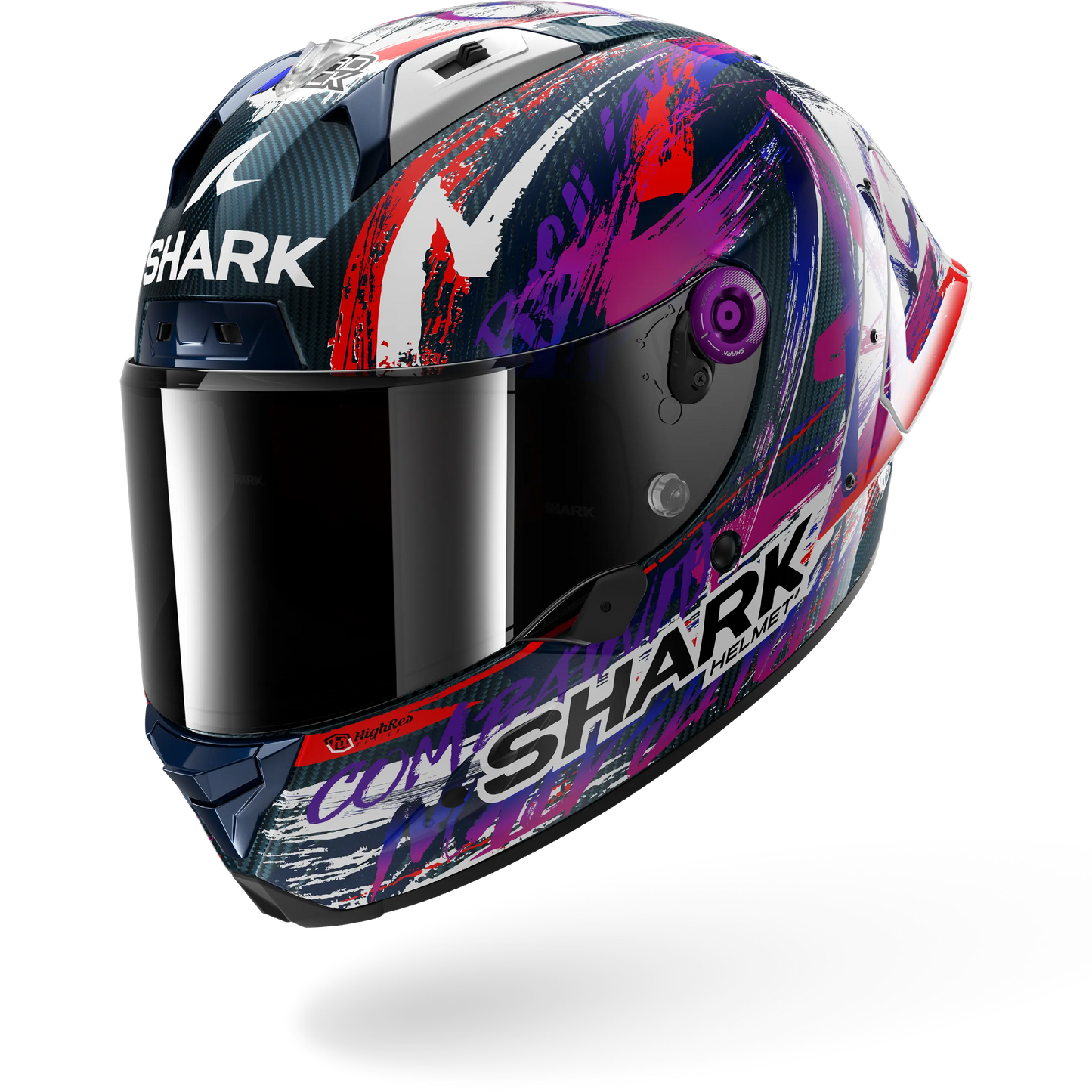 AERON GP FIM RACING #1 REPLICA ZARCO SIGNATURE Carbon White Violet
