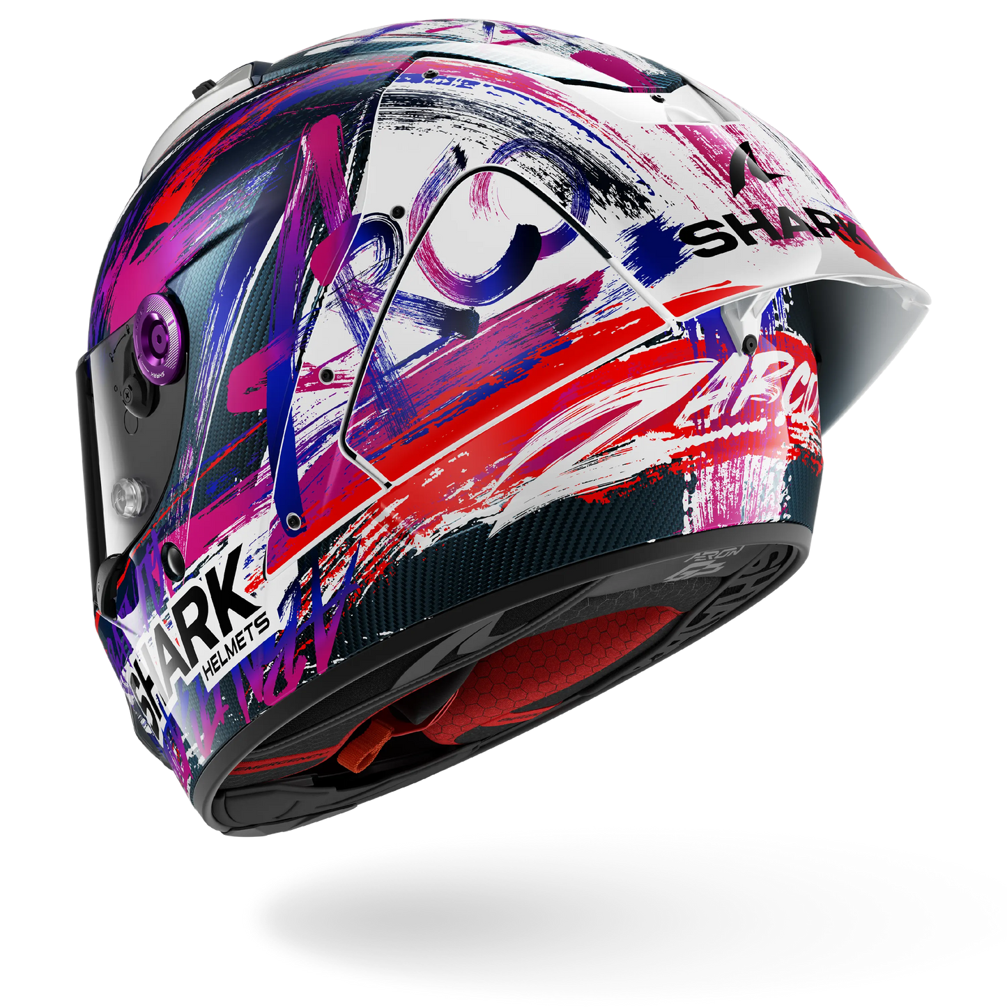AERON GP FIM RACING #1 REPLICA ZARCO SIGNATURE Carbon White Violet