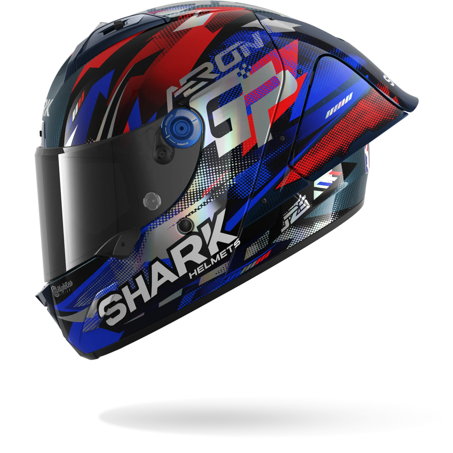 AERON GP FIM RACING #1 REPLICA ZARCO VICTORY 2025 Carbon Blue Chrom