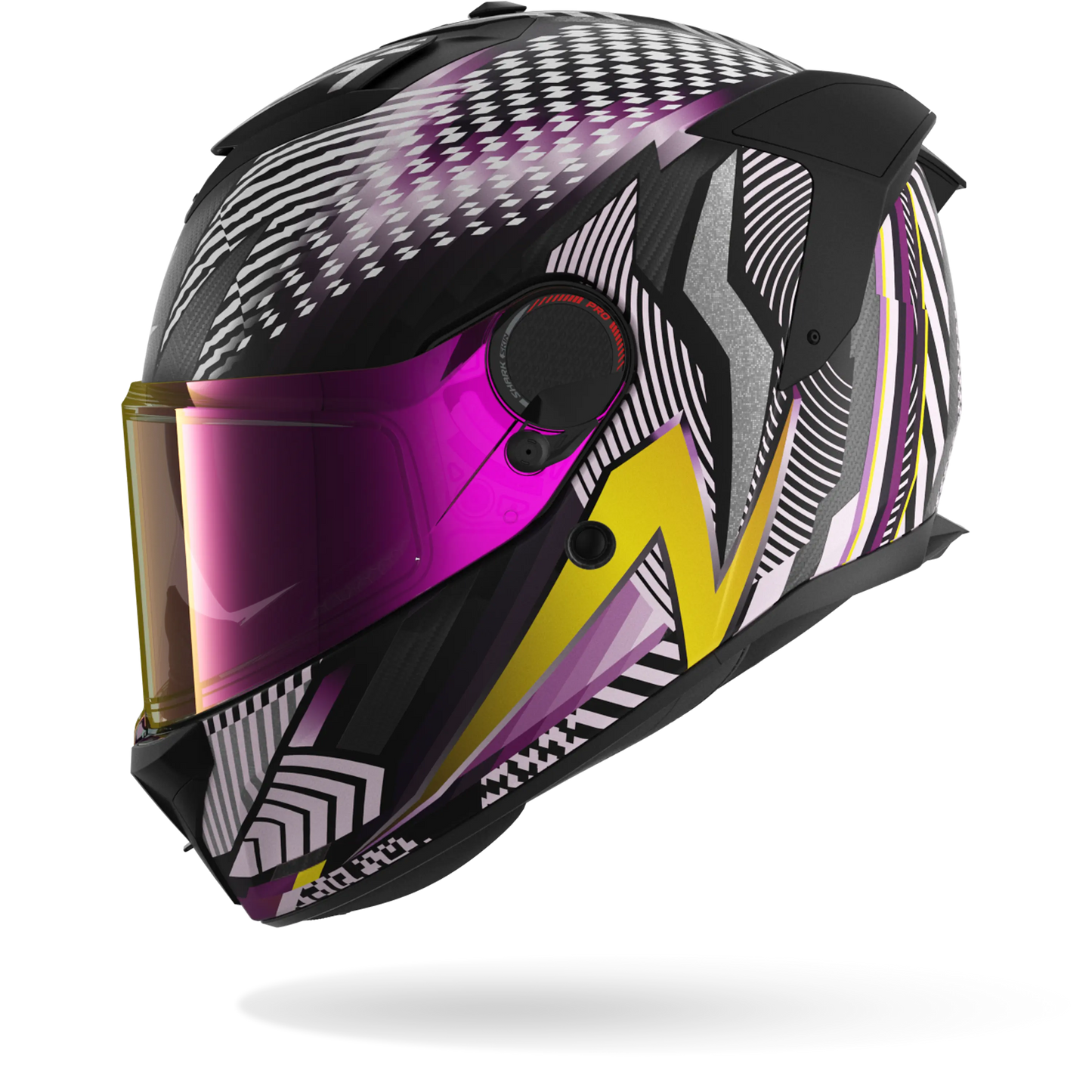 SPARTAN GT PRO CARBON STHYR Mat Carbon Violet Chrom