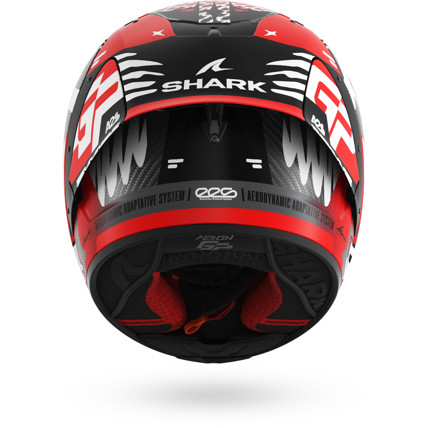 AERON GP FIM RACING #2 SPEED-FANCY Mat Carbon White Red