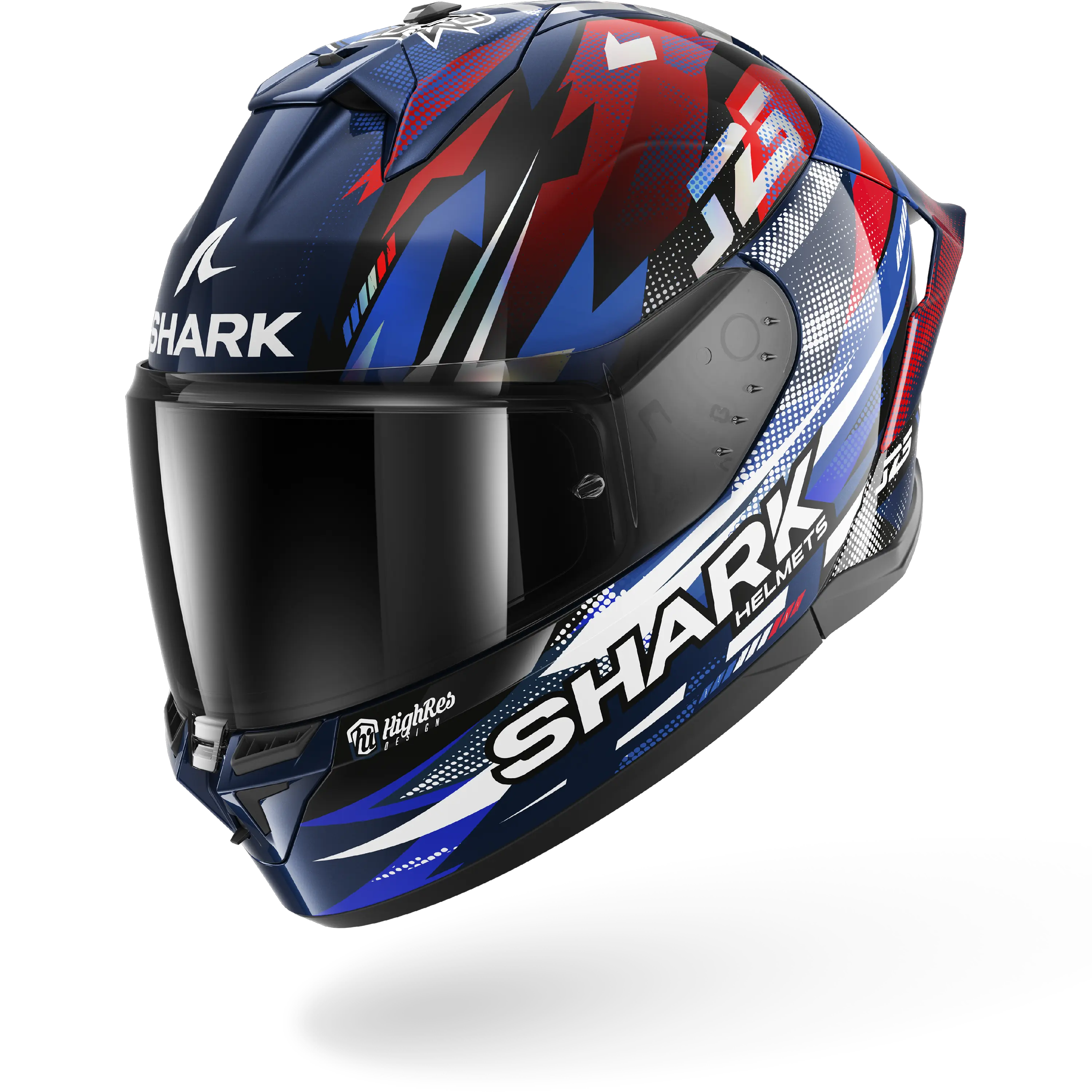 SKWAL CUP REPLICA ZARCO FRENCH GP Blue Chrome Red – Shark Helmets