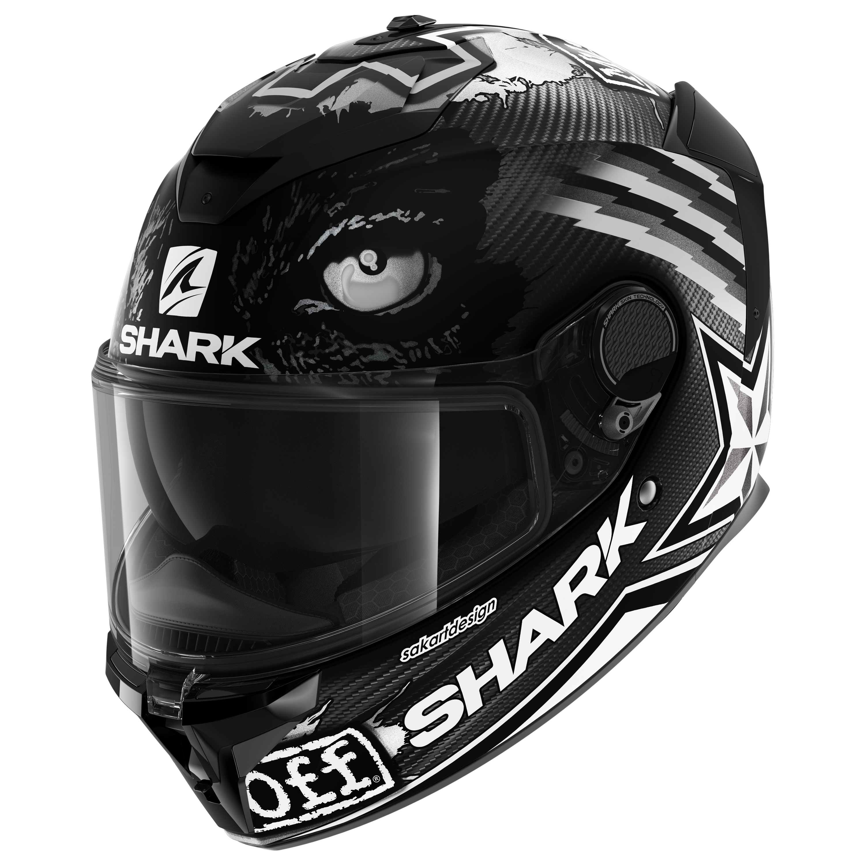 SPARTAN GT CARBON REPLICA REDDING Matte Carbon White Anthracite