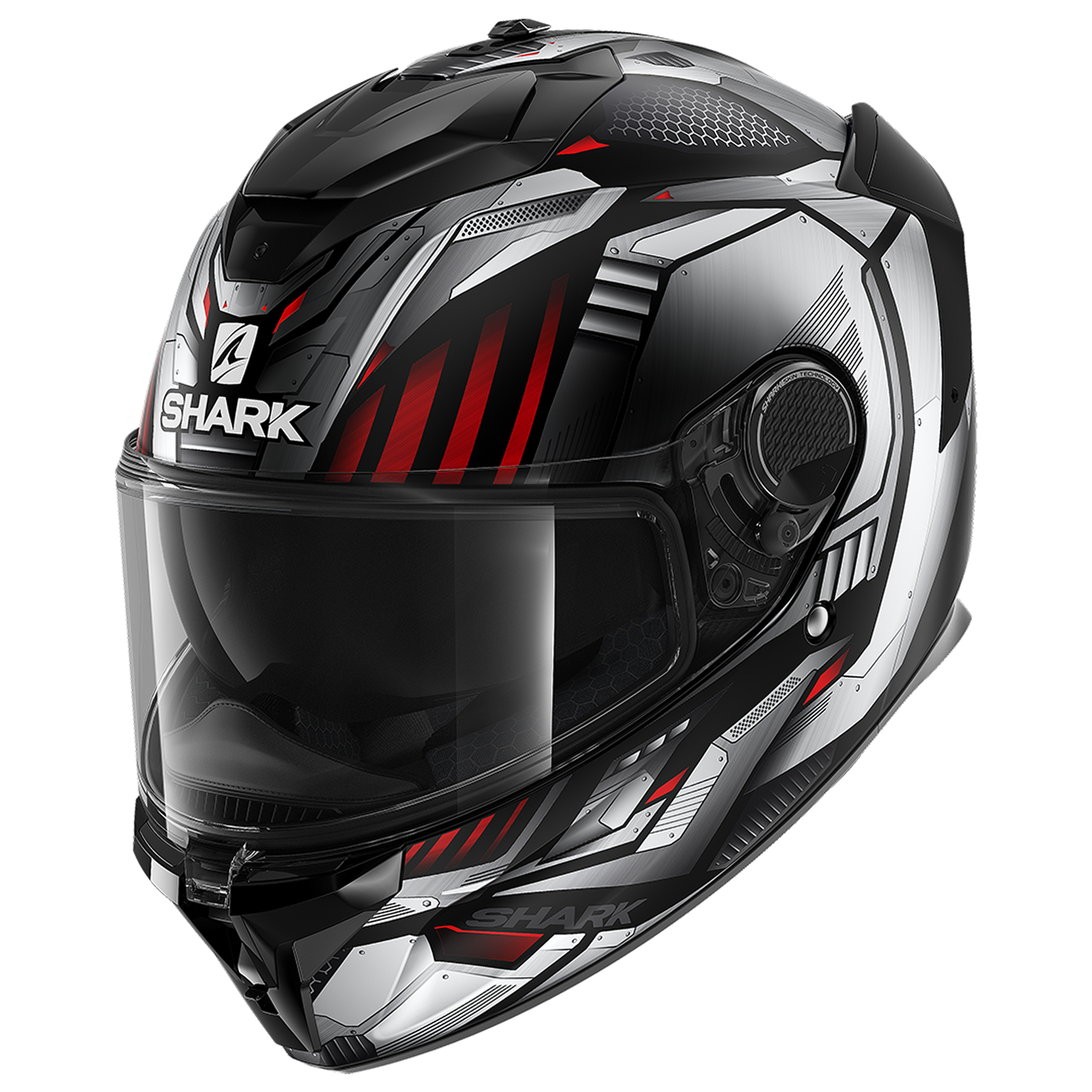 SPARTAN GT BCL. MICR. Replikan Matte Black Chrome Silver – Shark