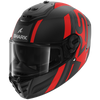 SPARTAN RS CARBON Shawn Matte Carbon Anthracite Red