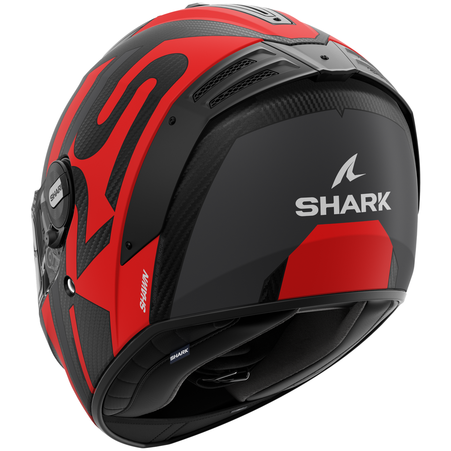SPARTAN RS CARBON Shawn Matte Carbon Anthracite Red