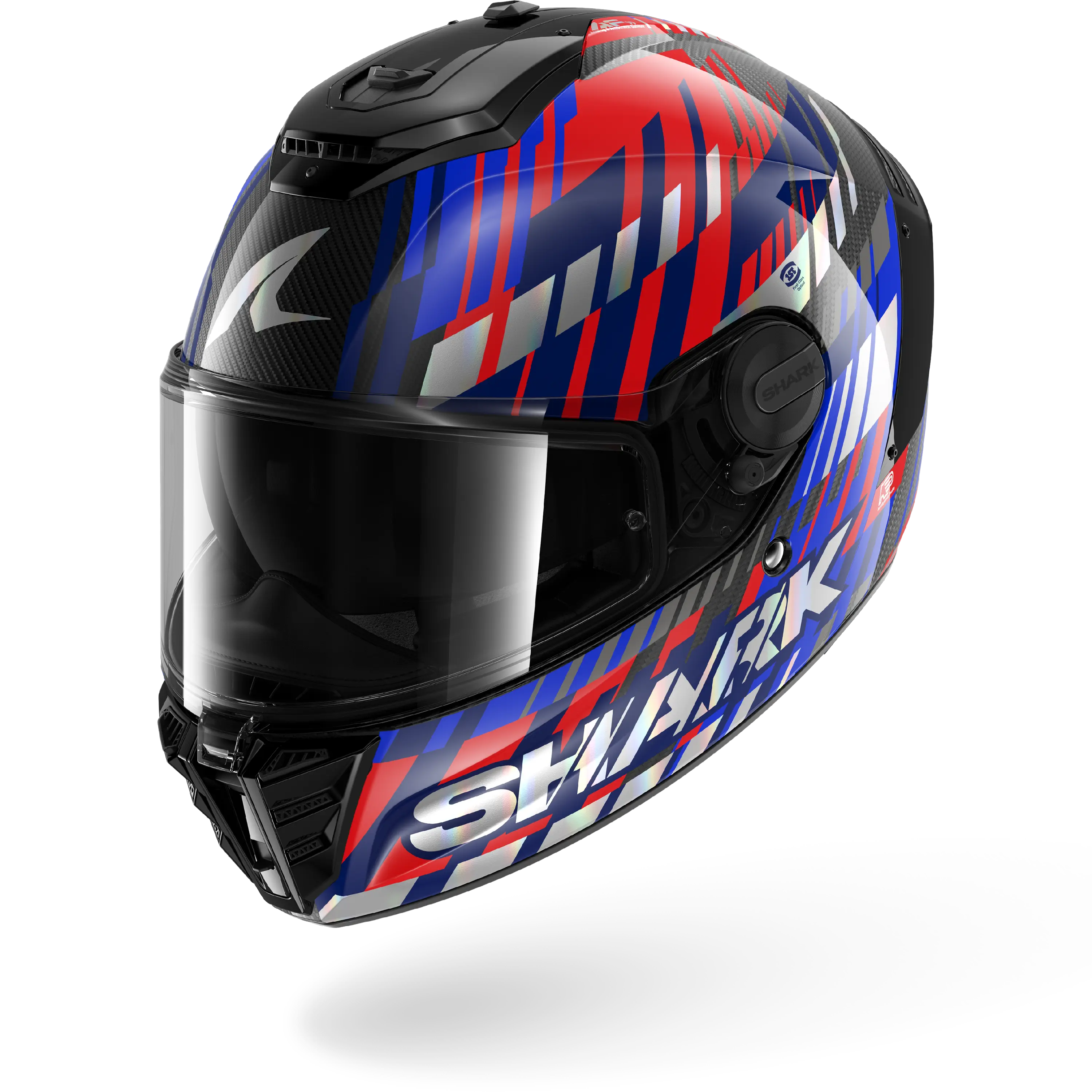 SPARTAN RS CARBON VIBETRACK Carbon Red Chrom – Shark Helmets