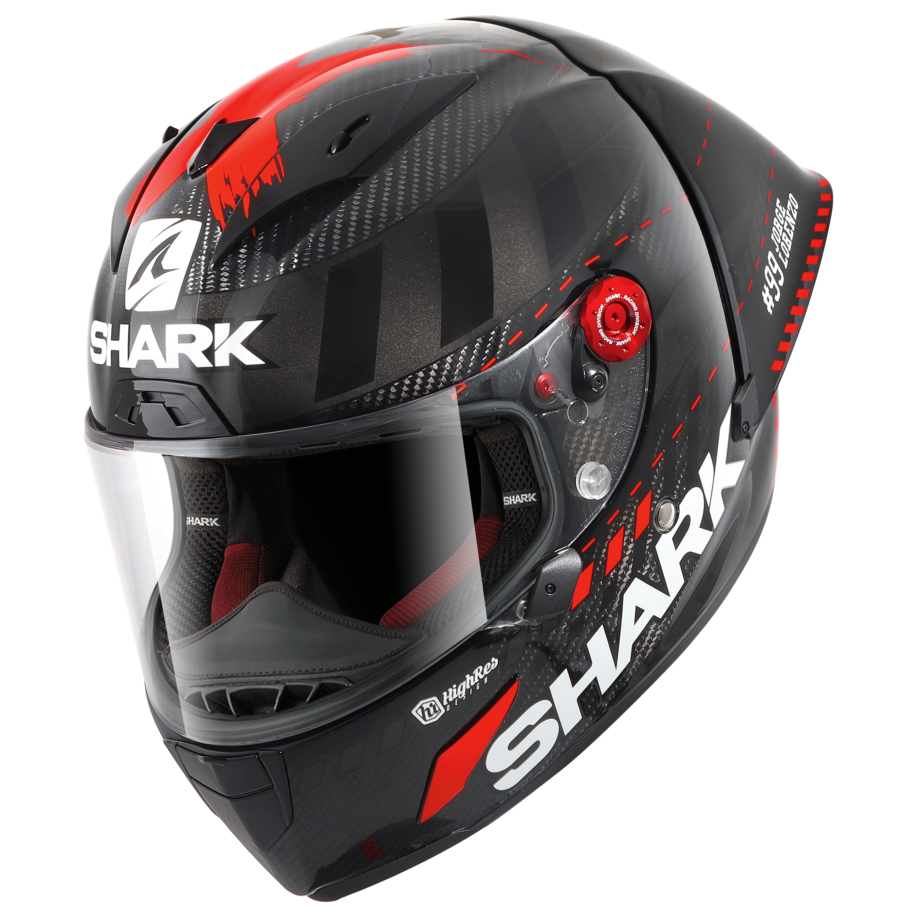 RACE-R PRO GP LORENZO WINTER TEST 99 Carbon Anthracite Red – Shark
