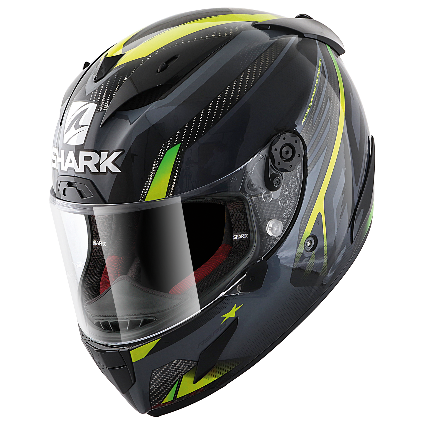RACE-R PRO CARBON Aspy Carbon Anthracite Yellow