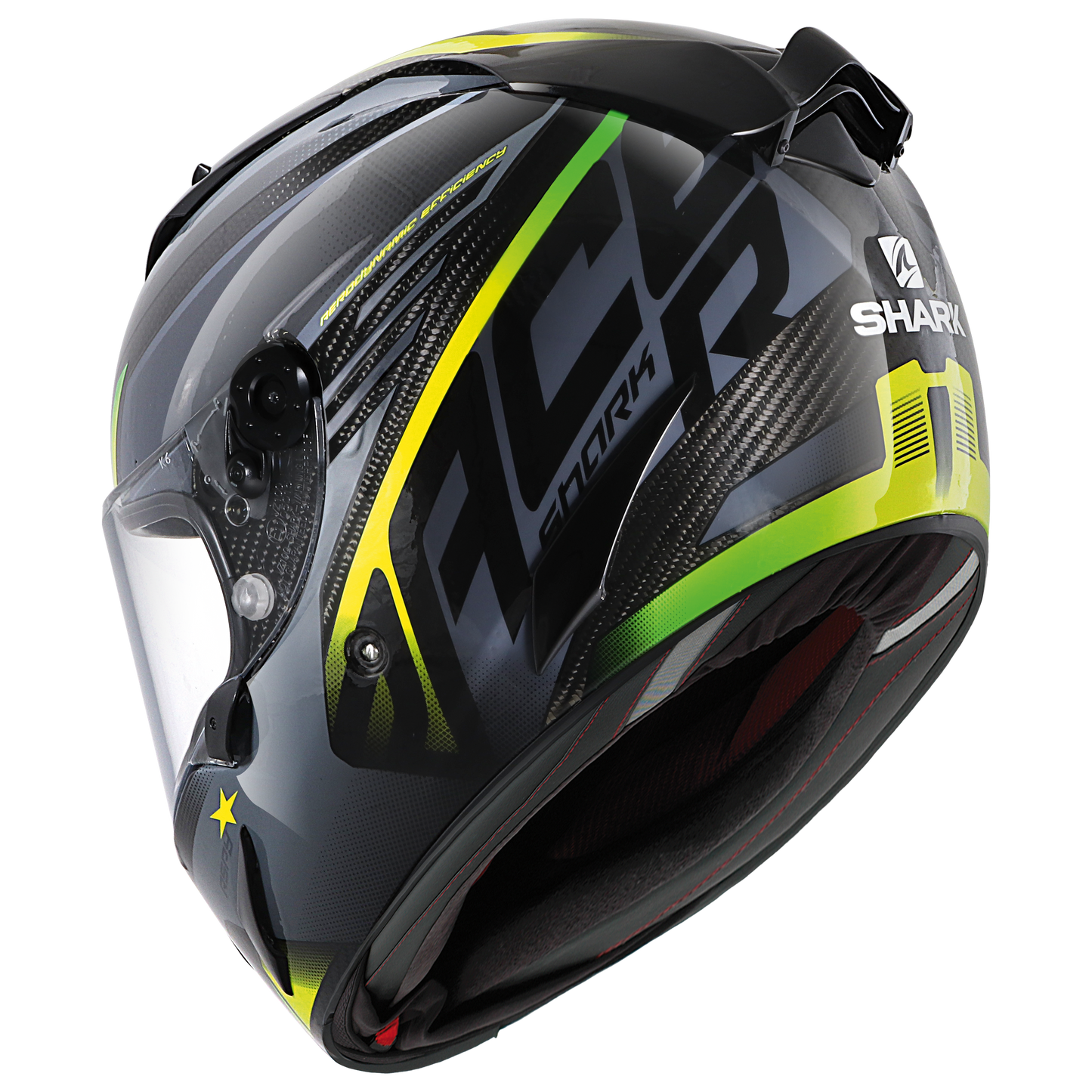 RACE-R PRO CARBON Aspy Carbon Anthracite Yellow