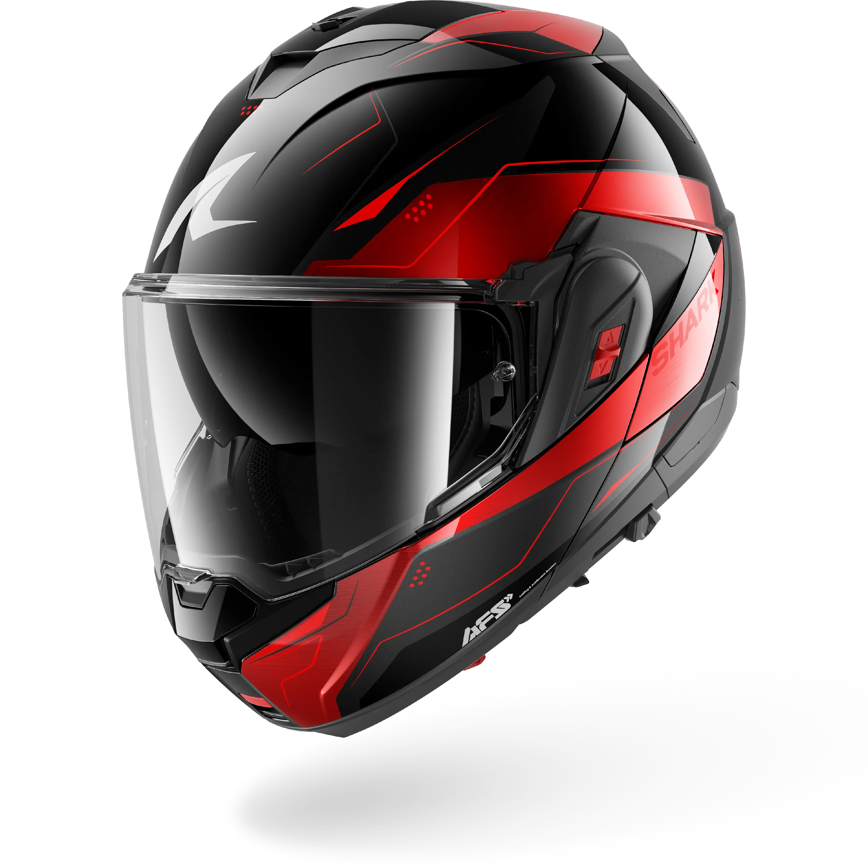 OXO MEKARIUM Black Chrom Red – Shark Helmets