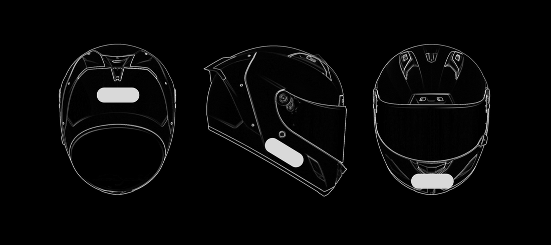 Comment mettre une bande réfléchissante sur un casque moto ?