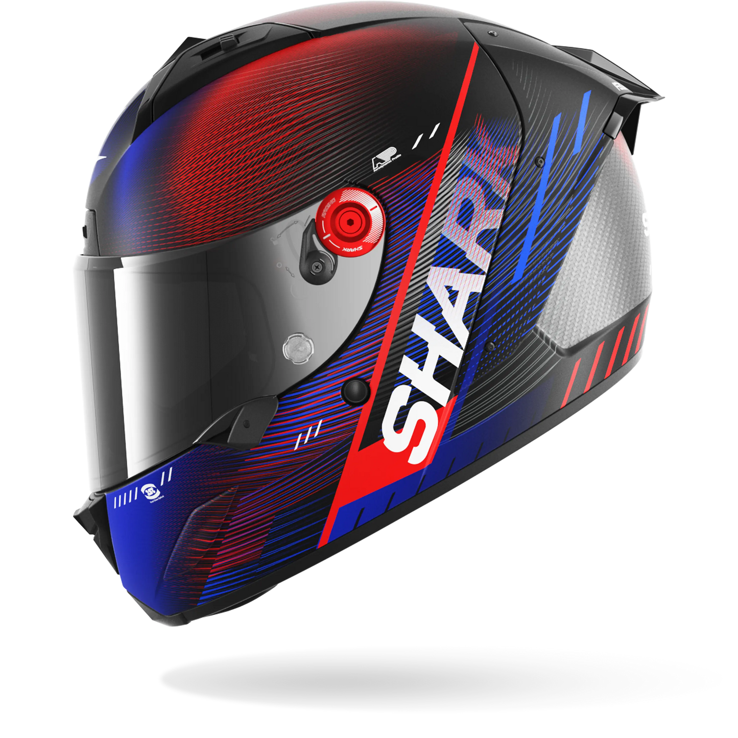 AERON SPEED-TECH Mat Carbon Blue Red