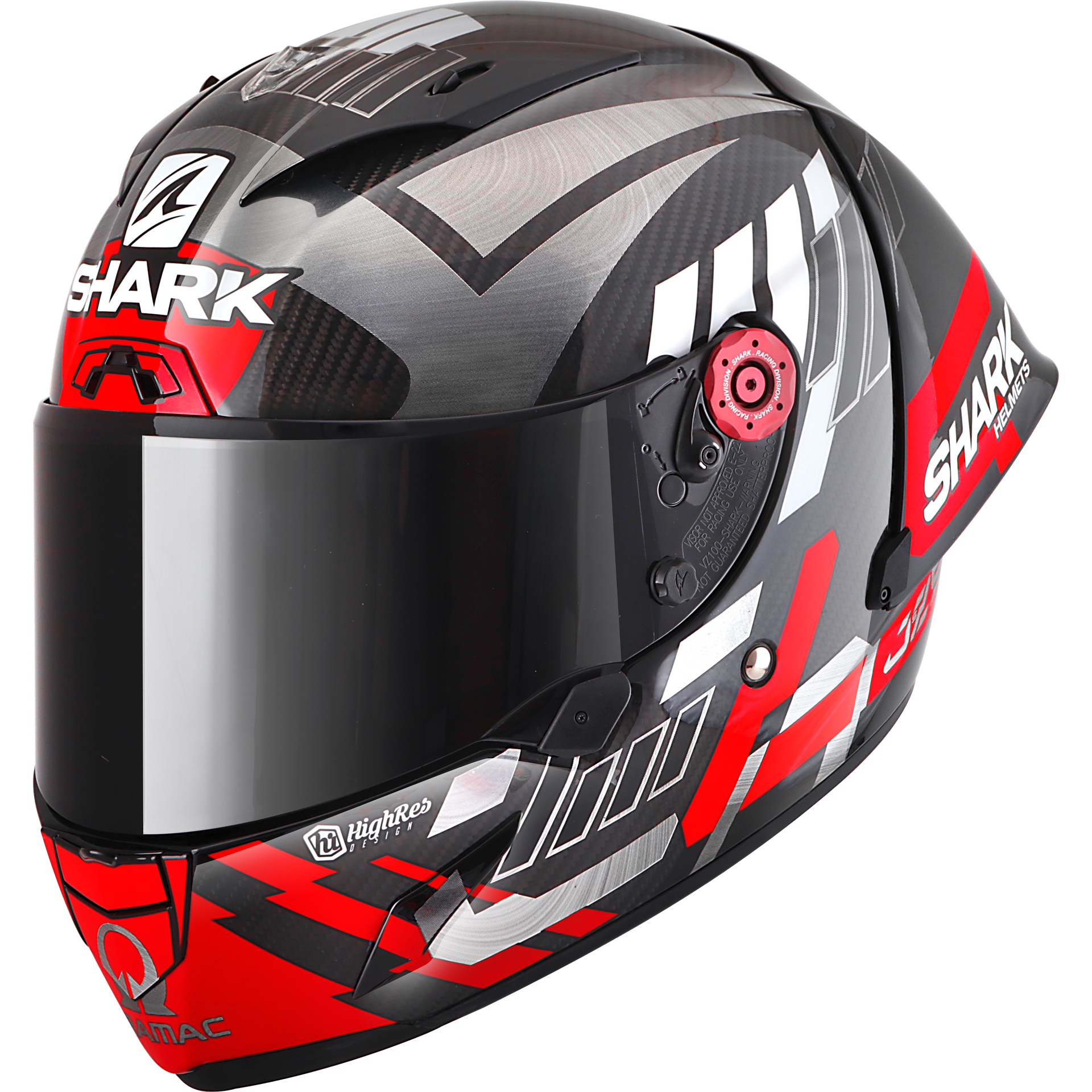 RACE-R PRO GP 06 REPLICA ZARCO WINTER TEST Carbon Chrome Red