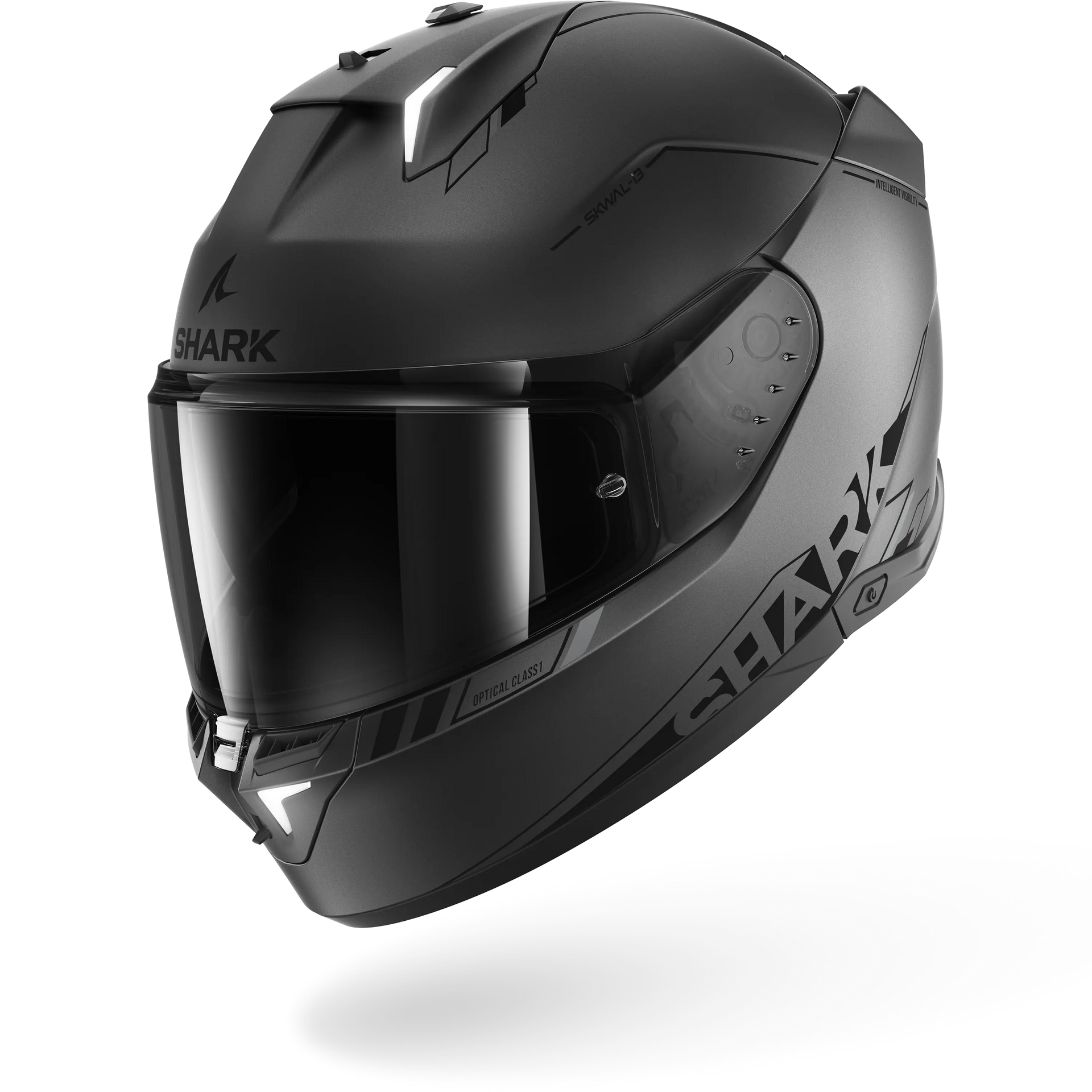 SKWAL i3 Blank SP Matte Anthracite Black Silver – Shark Helmets