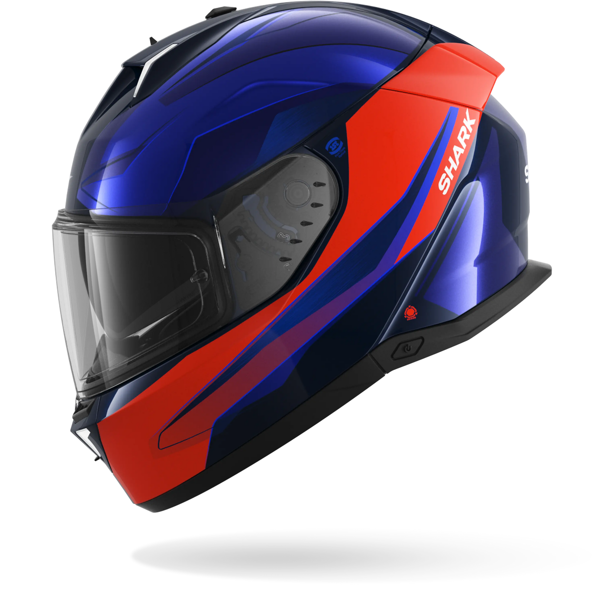 shark helmets vs shoei SKWAL i3 MEKARIUM Blue Orange Blue – Shark Helmets