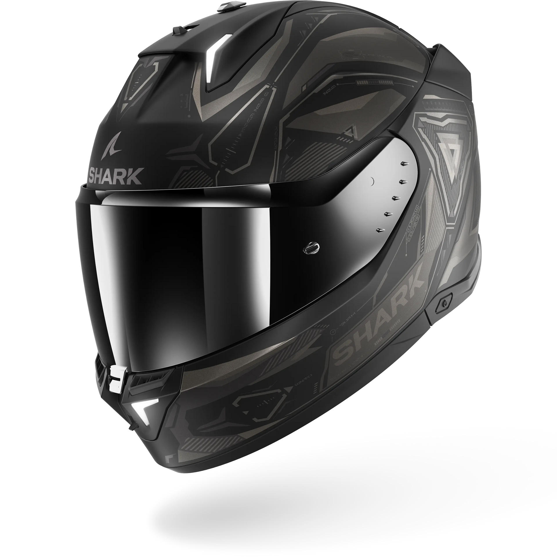 SKWAL i3 Linik Matte Black Anthracite Anthracite – Shark Helmets