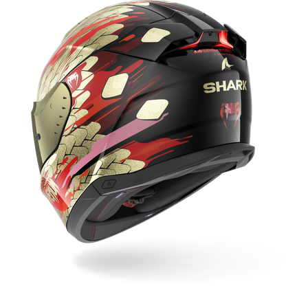 hjc iron man helmet price SKWAL i3 VENUM Black Red Gold – Shark Helmets