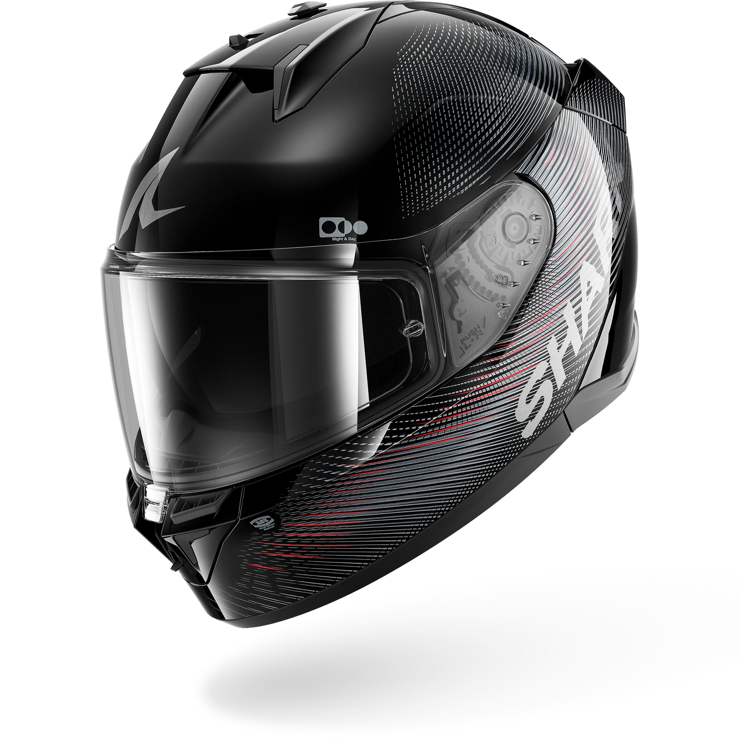 D-SKWAL 3 SP LYNE Black Anthracite Red