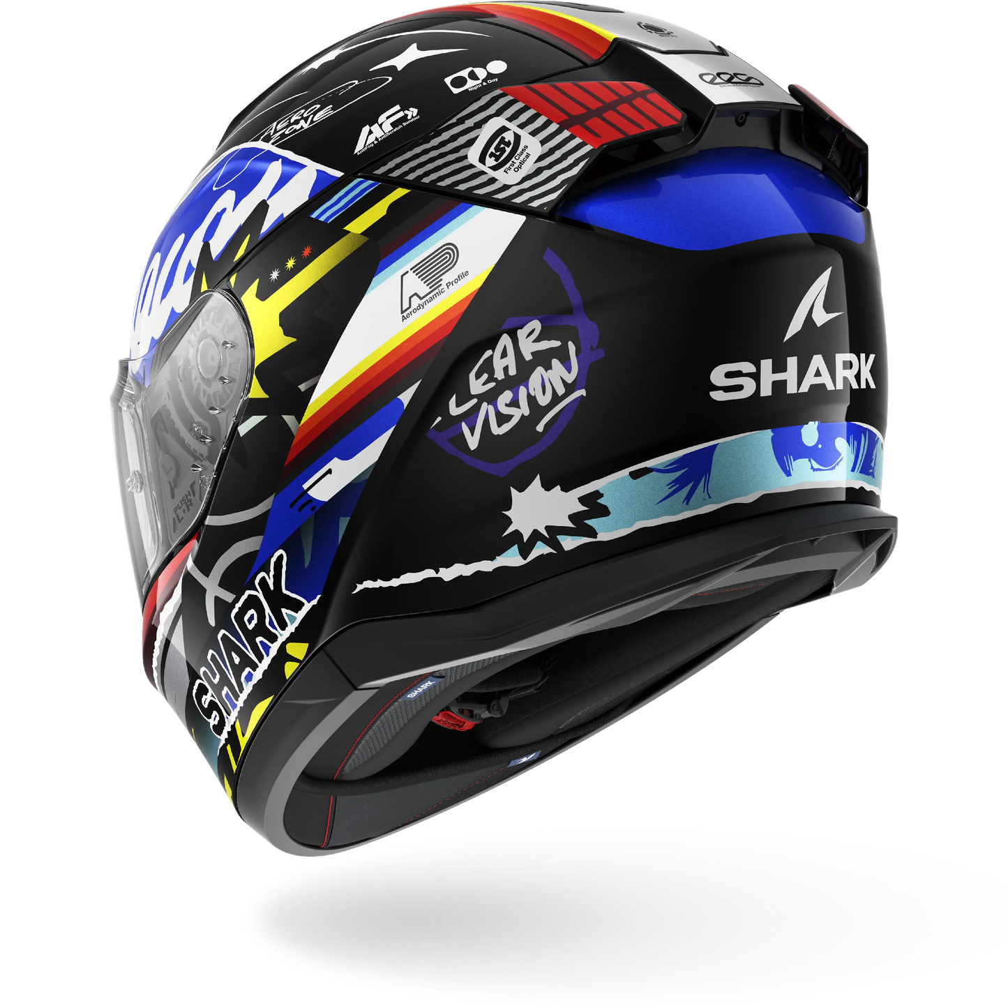 D-SKWAL 3 STREETRUSH Black Blue Chrom