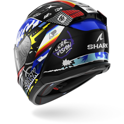 D-SKWAL 3 STREETRUSH Black Blue Chrom