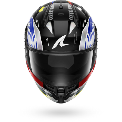 D-SKWAL 3 STREETRUSH Black Blue Chrom