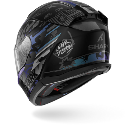 D-SKWAL 3 STREETRUSH Black Green Chrome