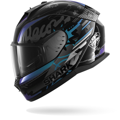 D-SKWAL 3 STREETRUSH Black Green Chrome