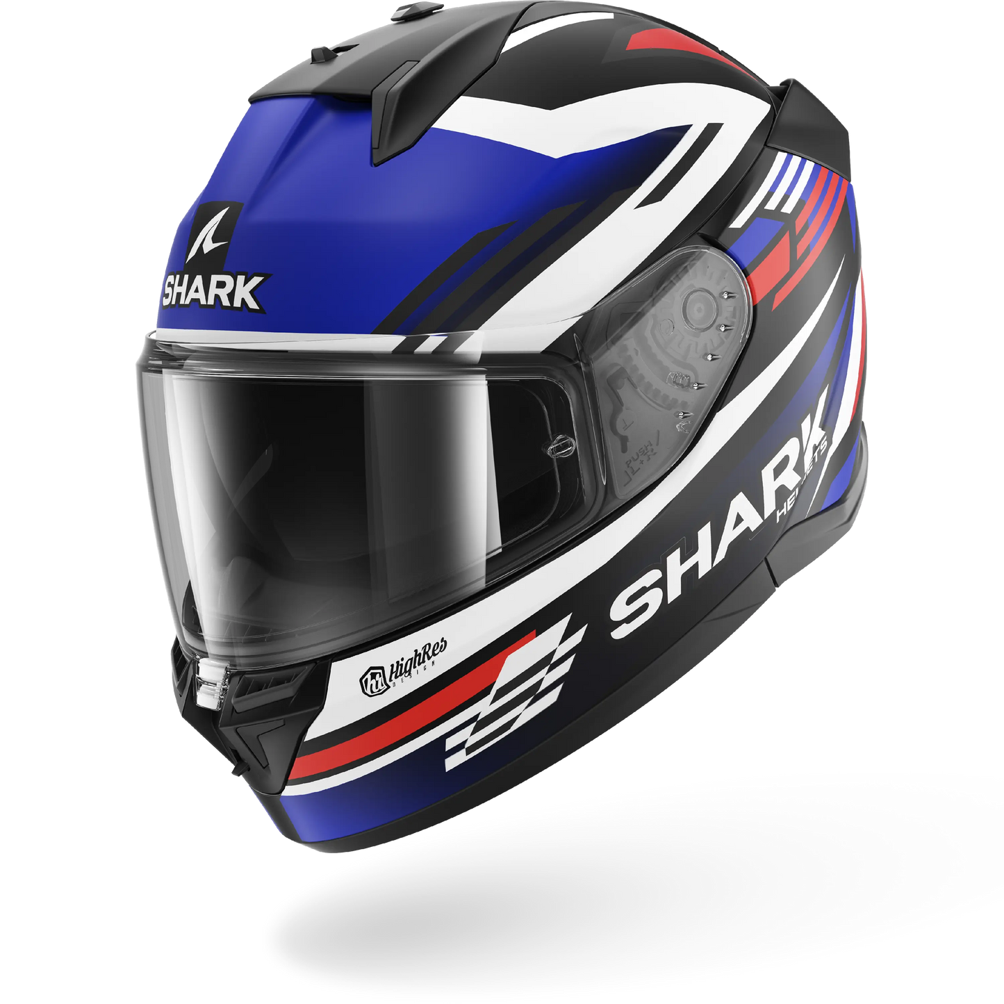 D-SKWAL 3 Firstlap Matte Black Blue Red