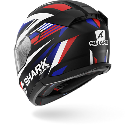 D-SKWAL 3 Firstlap Matte Black Blue Red