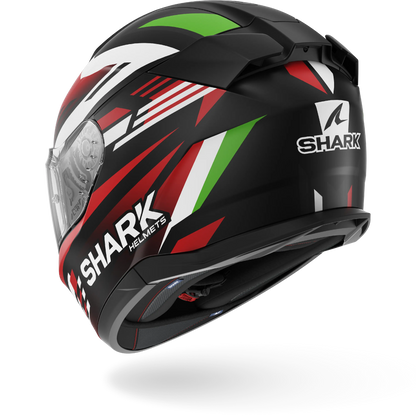 D-SKWAL 3 Firstlap Matte Black Red Green