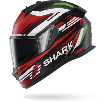 D-SKWAL 3 Firstlap Matte Black Red Green