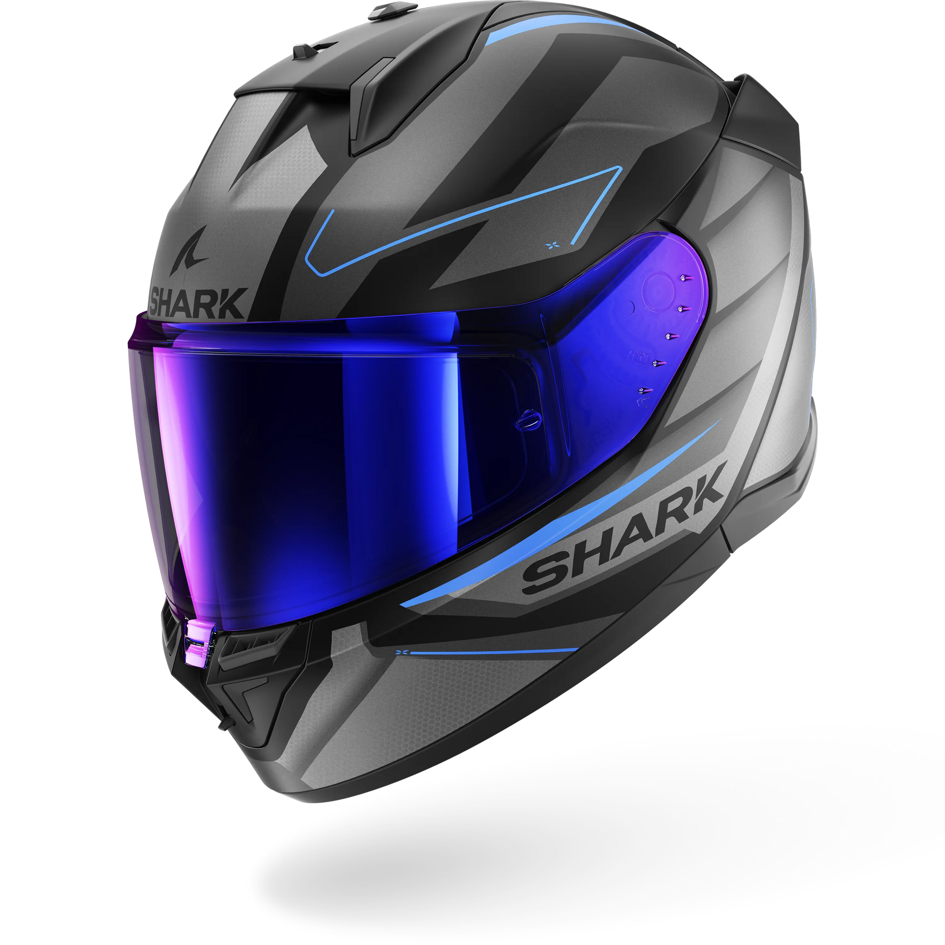 D-SKWAL 3 Sizler Matte Black Anthracite Blue – Shark Helmets