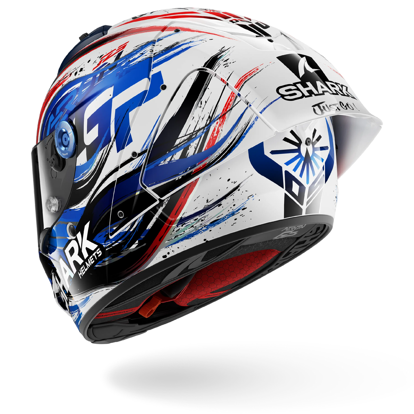 AERON GP FIM REPLICA ZARCO SIGNATURE White Black Blue