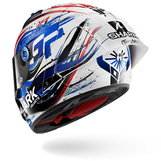 AERON GP FIM REPLICA ZARCO SIGNATURE White Black Blue