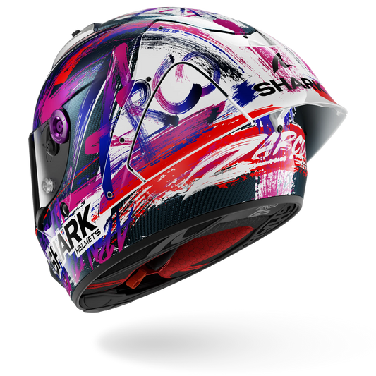 AERON GP FIM RACING #1 REPLICA ZARCO SIGNATURE Carbon White Violet