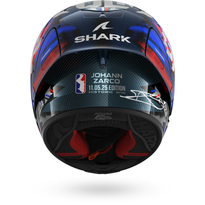 AERON GP FIM RACING #1 REPLICA ZARCO VICTORY 2025 Carbon Blue Chrom