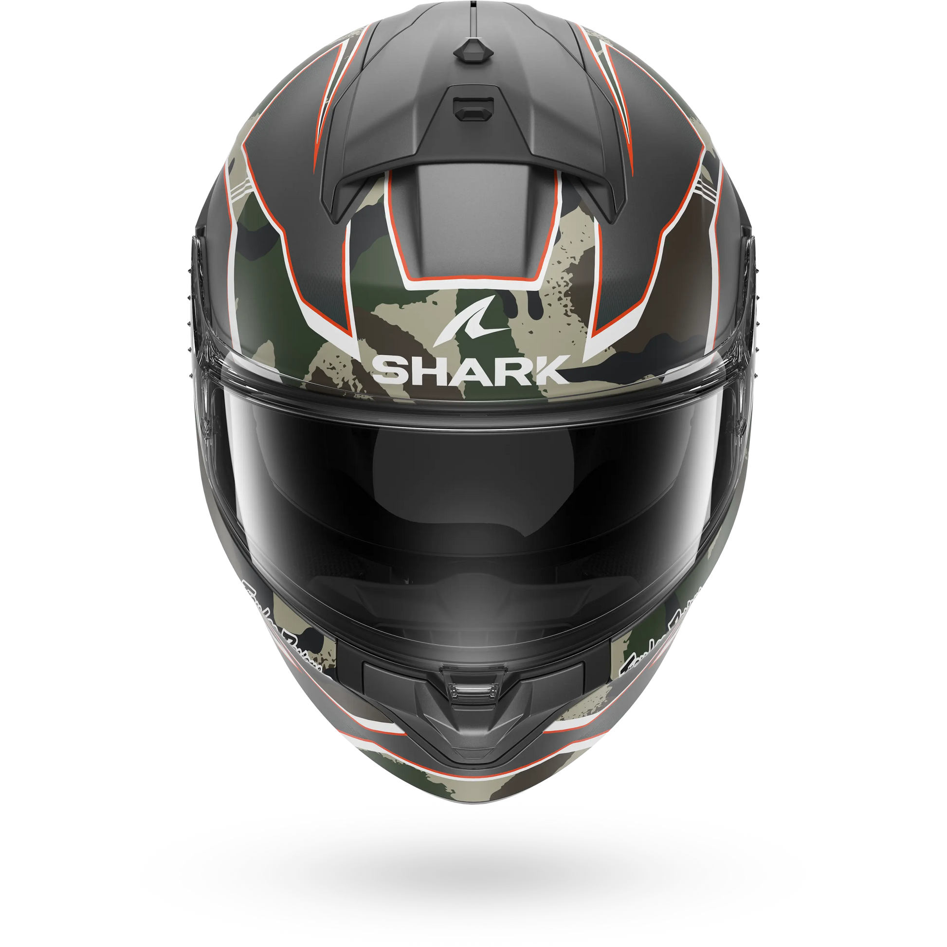 RIDILL 2 Matterix Camo Matte Anthracite Green Chocolat – Shark Helmets RIDILL 2 Matterix Camo Matte Anthracite Green Chocolat – Shark Helmets