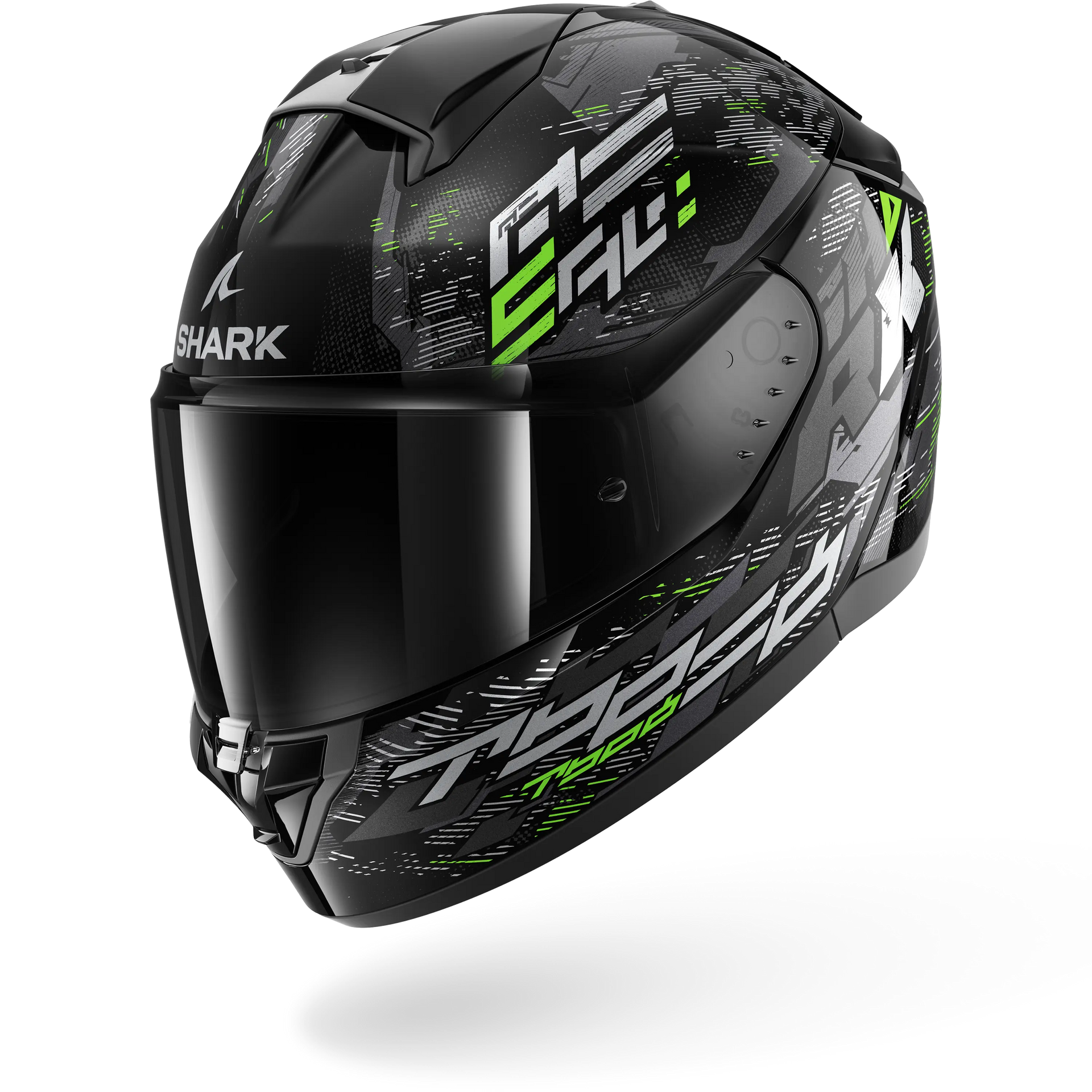 ASSURAN Mellow Mask L 280g×２ RIDILL 2 Molokai Black Silver Green – Shark Helmets
