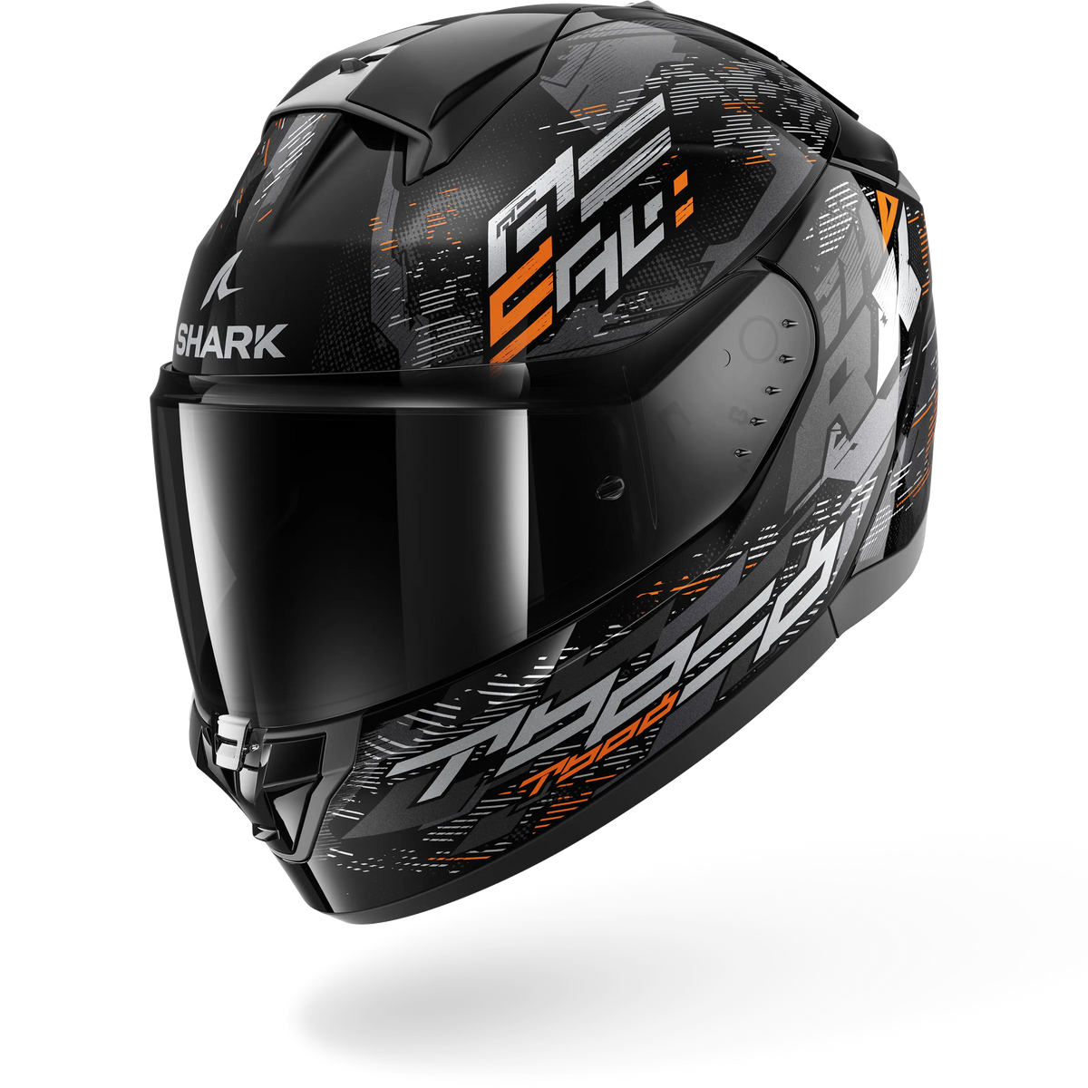 Casco Moto Integrale Shark Ridill 2 MOLOKAI – Taglia L, Nero/verde/grigio, Omologato ECE 22.06