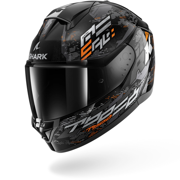 RIDILL 2 Molokai Black Silver Orange – Shark Helmets