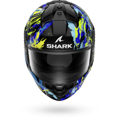 Carbon Fiber Full Face Helmet Shark Motorbike Gear RIDILL Raging