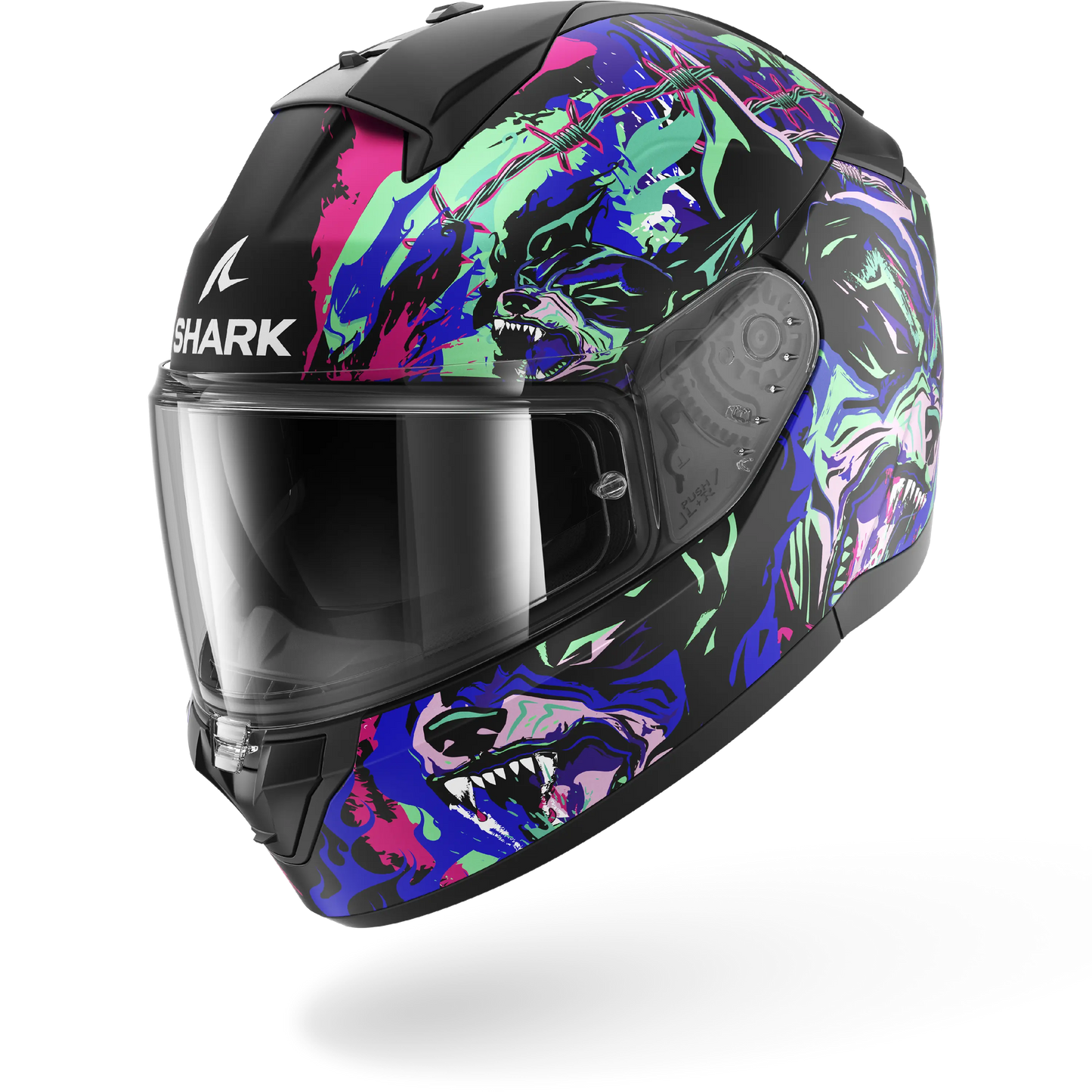 RIDILL 2 Raging Beast Matte Black Violet Green