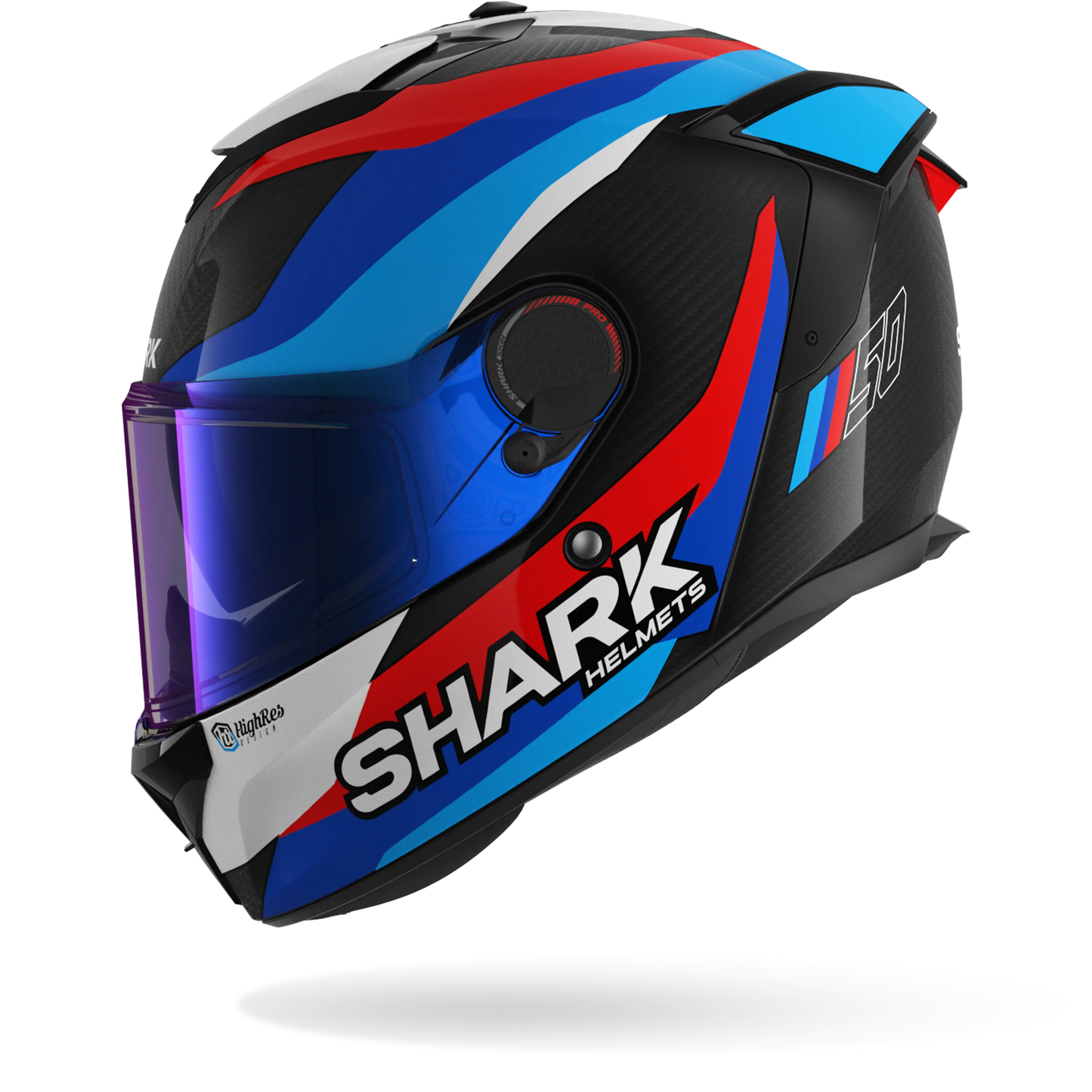 SPARTAN GT PRO CARBON GUINTOLI Carbon Blue Red