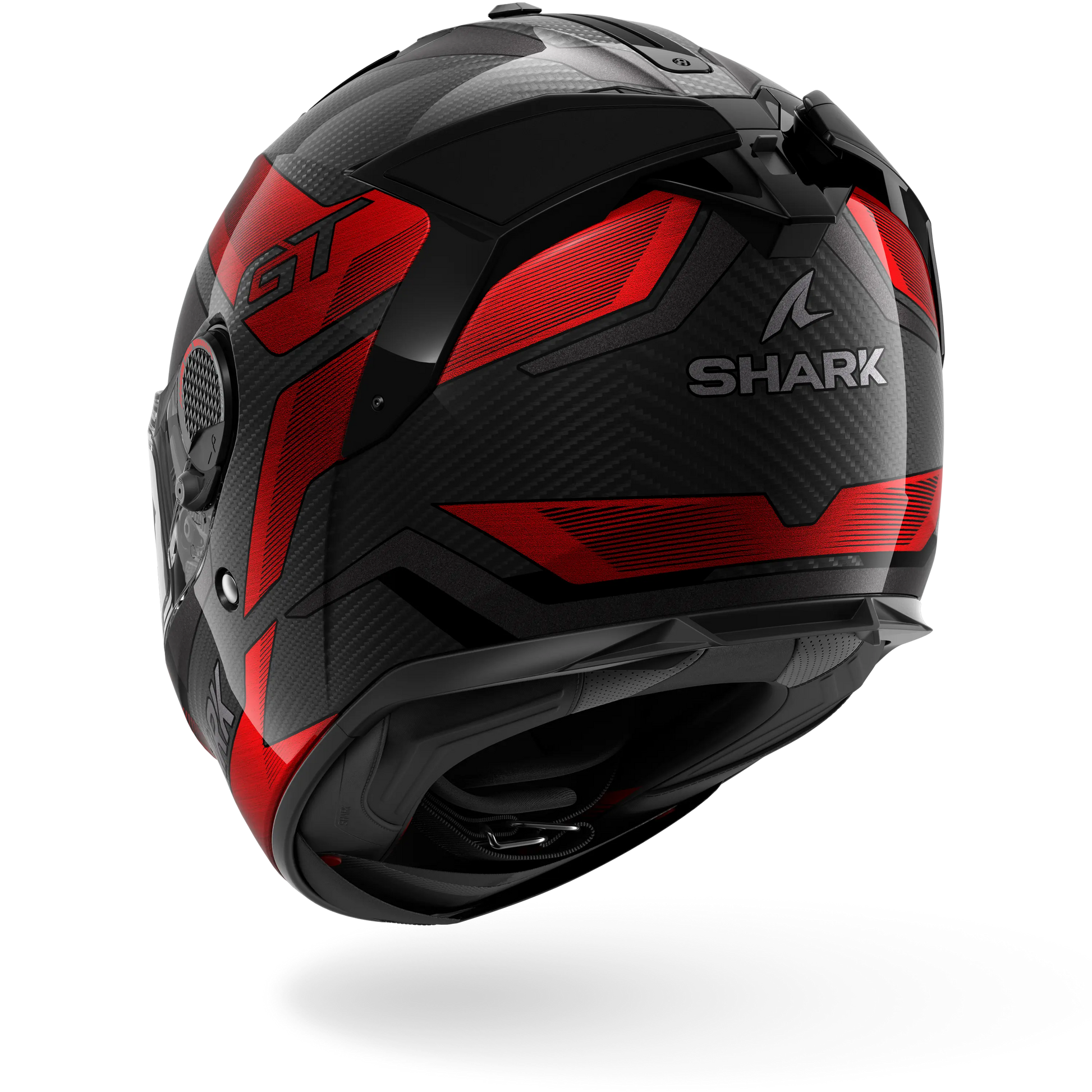 SPARTAN GT PRO CARBON Ritmo Carbon Red Chrome – Shark Helmets SPARTAN GT PRO CARBON Ritmo Carbon Red Chrome – Shark Helmets