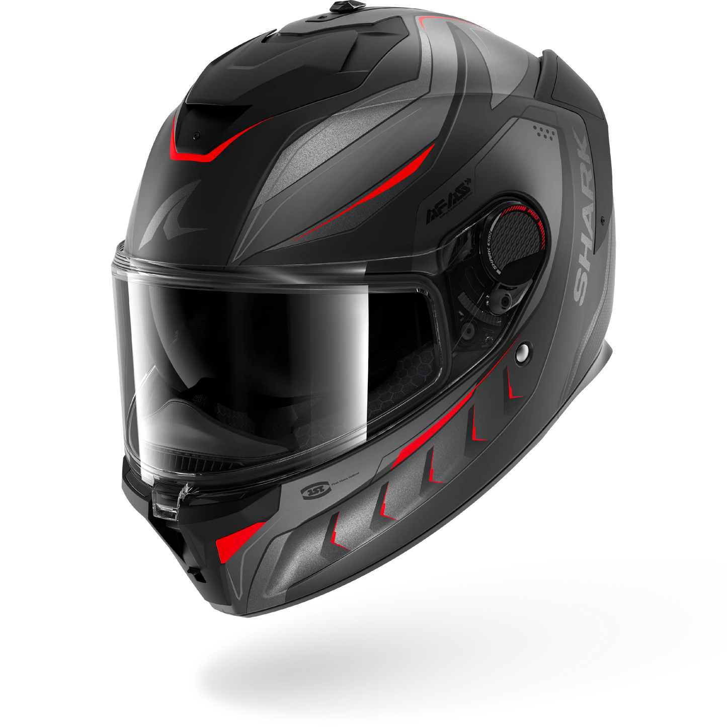 SPARTAN GT PRO CARBON MEKARIUM Mat Carbon Anthracite Red