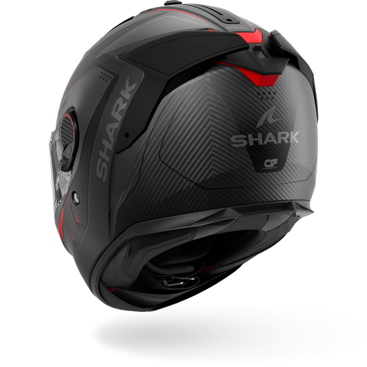 SPARTAN GT PRO CARBON MEKARIUM Mat Carbon Anthracite Red