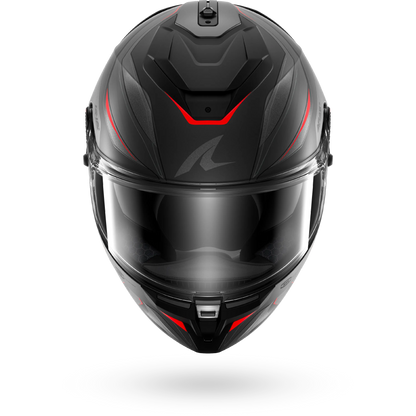 SPARTAN GT PRO CARBON MEKARIUM Mat Carbon Anthracite Red